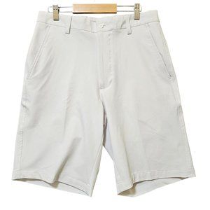 FootJoy Golf Shorts Men W 30 White Flat Front 10" Stretch Quick Dry Polyester